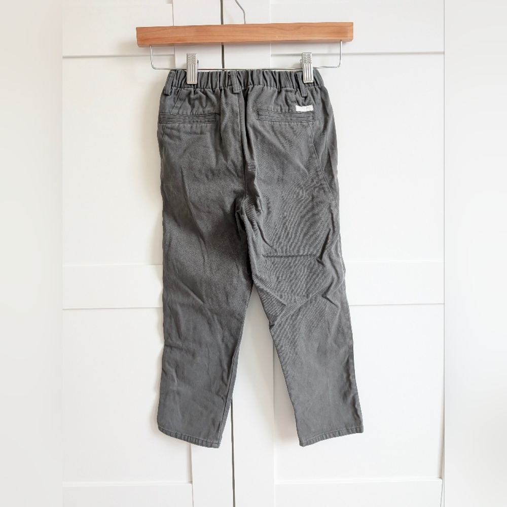Rylee + Cru Boys Sage Grey Chinos 6-7 - Picture 3 of 4